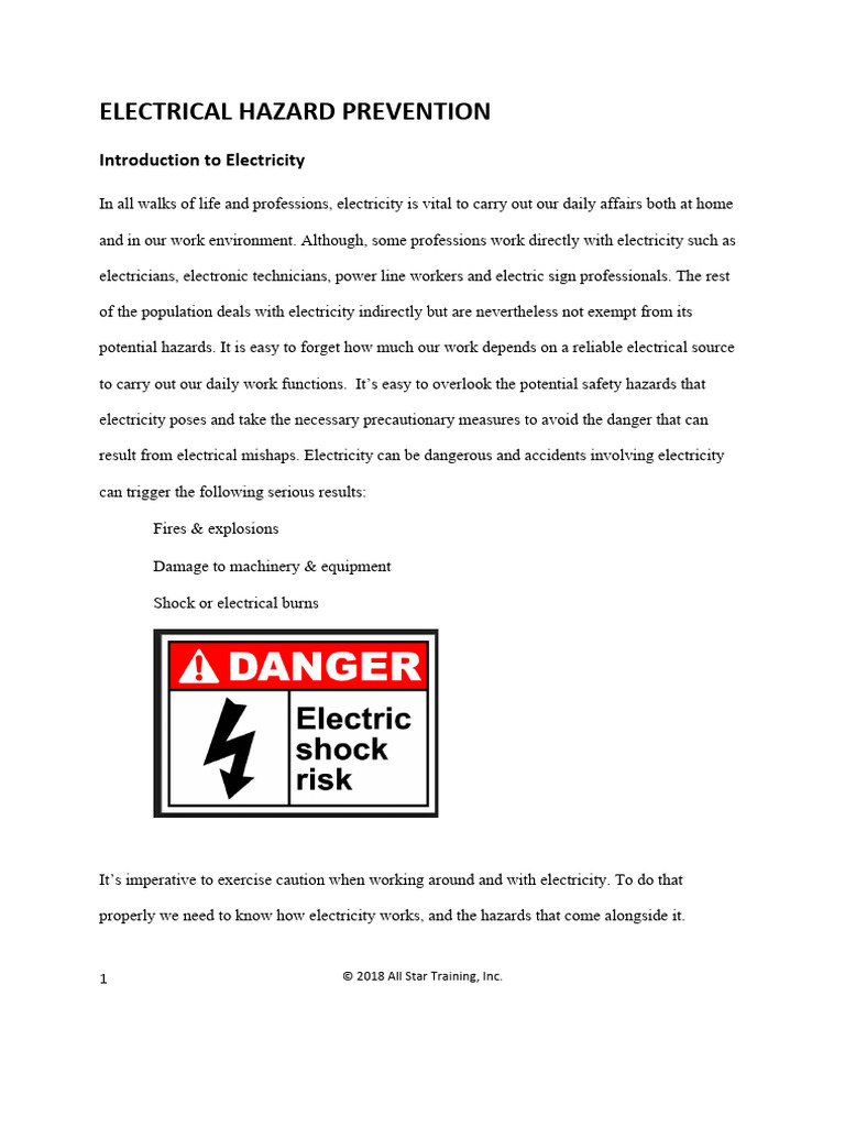 Electrical Hazards New | PDF | Insulator (Electricity) | Fuse (Electrical)