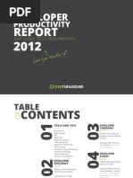 Download Zeroturnaround Developer Productivity Report 2012 by Eduardo Guerere SN102851642 doc pdf