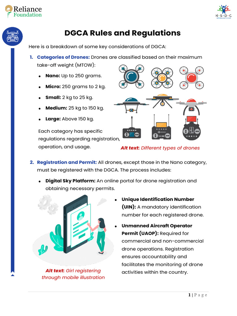 DGCA Rules and Regulations | PDF | Unmanned Aerial Vehicle | Safety
