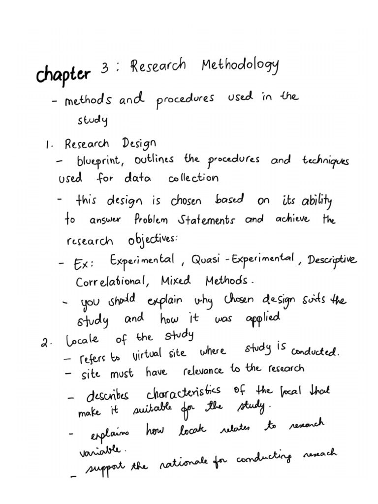 Chapter 3 Research Methodology | PDF