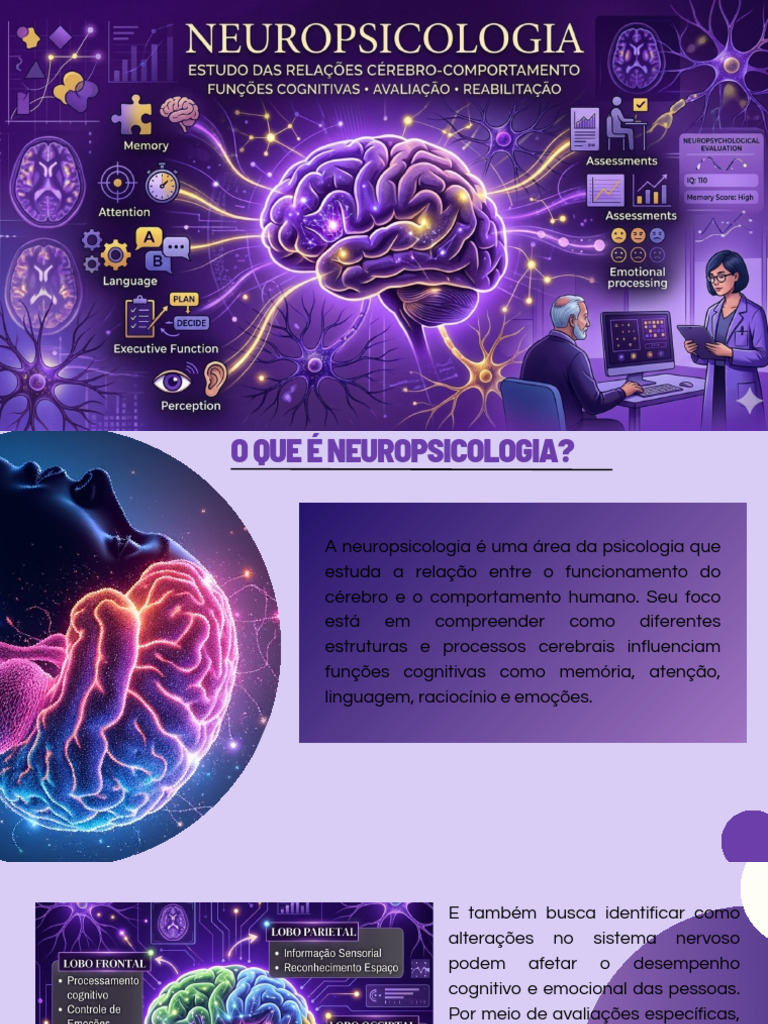 Apresentação Neuropsicologia Moderno Roxo_20260318_184223_0000 | PDF ...