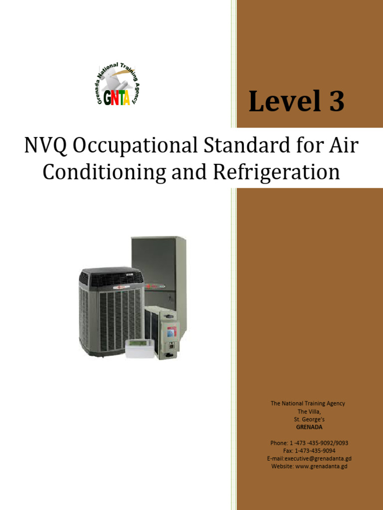 Air Conditioning and Refrigeration Level 3 CVQ | PDF | Technical ...