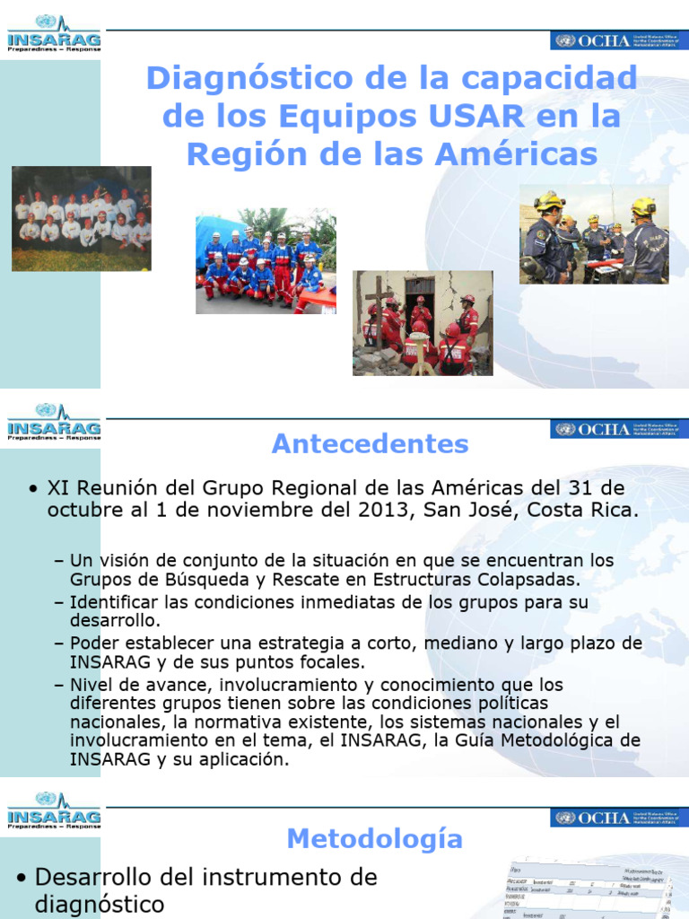 06 Diagnstico Regional de Capacidades USAR | PDF
