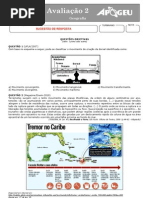 banco de questões relevo e rochas