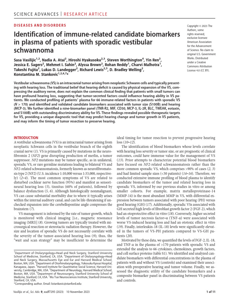 sciadv.adf7295 | PDF | Medical Specialties | Clinical Medicine