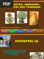 Konsumsi, Investasi, Tabungan