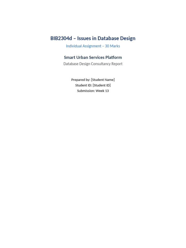 BIB2304d Humanized Assignment | PDF | Database Index | Postgre Sql
