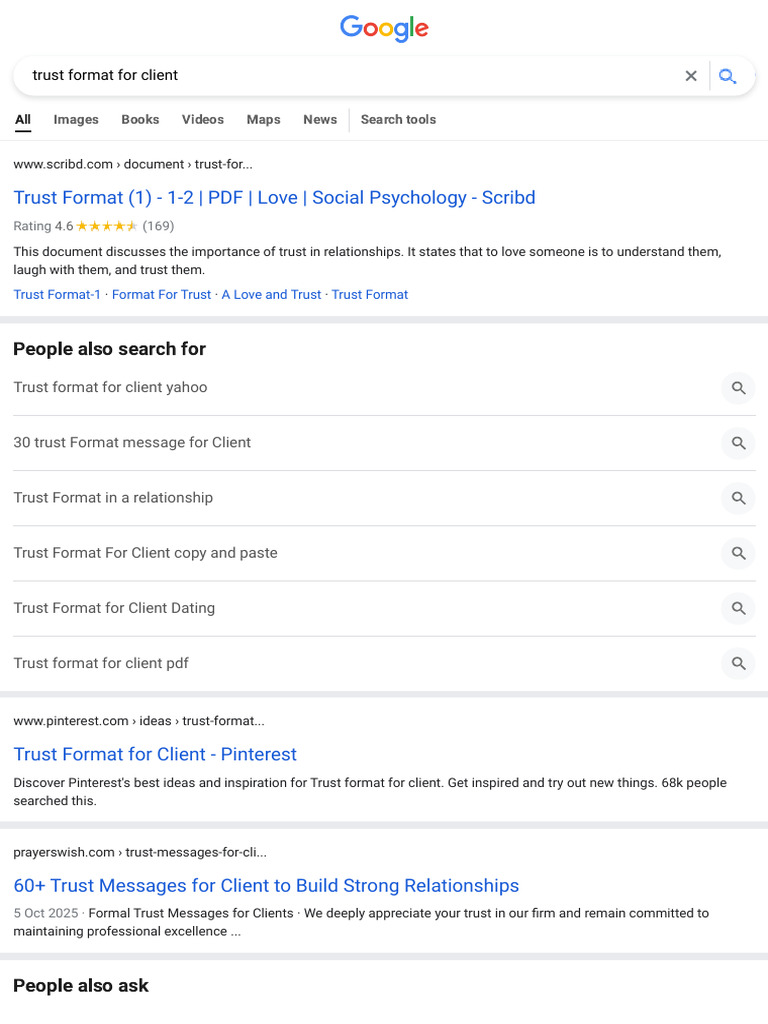 trustformatforclient-GoogleSearch_1764985966248 | PDF | Communication