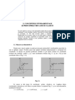 I. Conceptele Fundamentale Ale Mecanicii