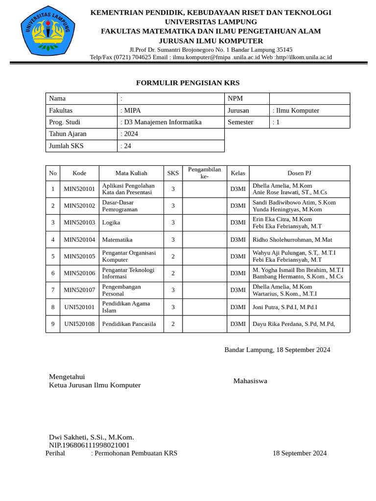 File KRS | PDF