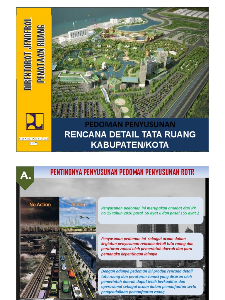 Pedoman Penyusunan RDTR dan Zonasi | PDF | Teknologi & Rekayasa