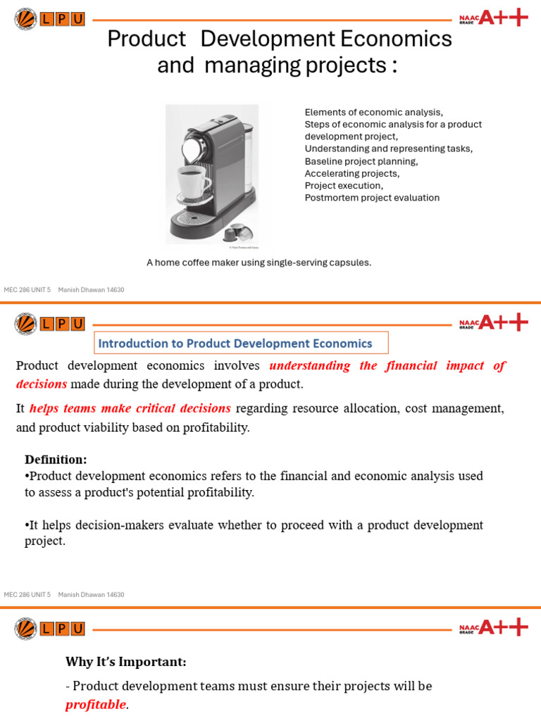 UNIT 5 | PDF | Net Present Value | Business Economics