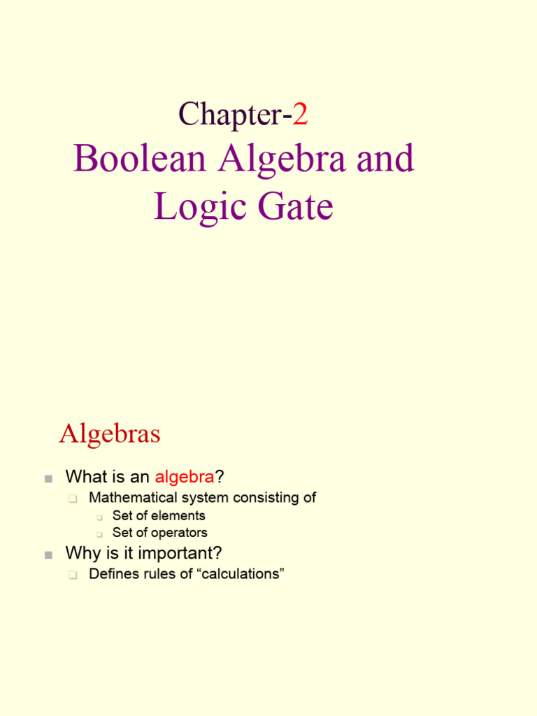 DLD 2 | PDF | Boolean Algebra | Teaching Mathematics