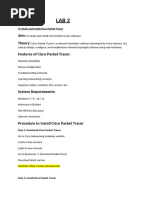 Cisco Packet Tracer Installation Guide | PDF | Icon (Computing) | Computing