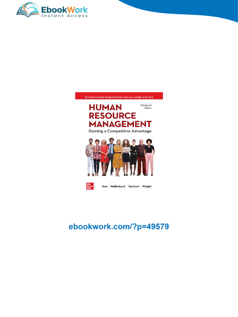 Human Resource Management: Gaining A Competitive Advantage 13th Edition ...