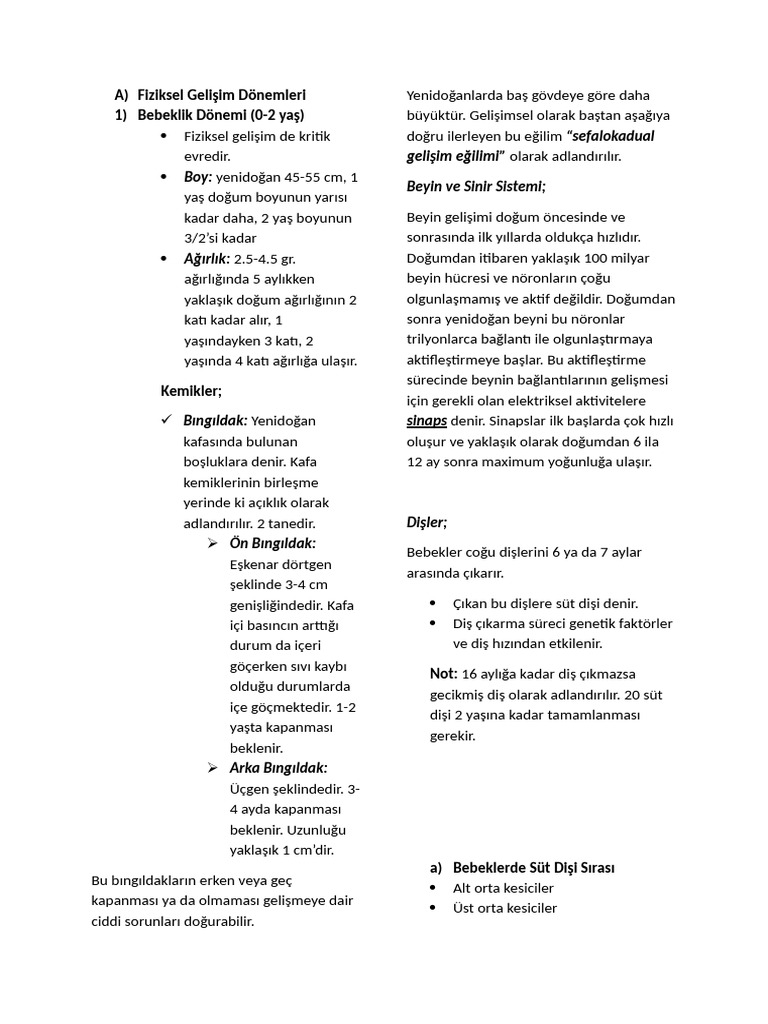 gelişim | PDF