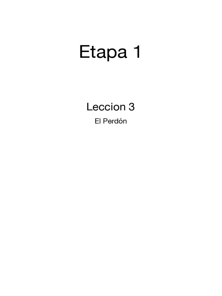 ETAPA 1 Leccion 3 Hoja de Ejercicios | PDF