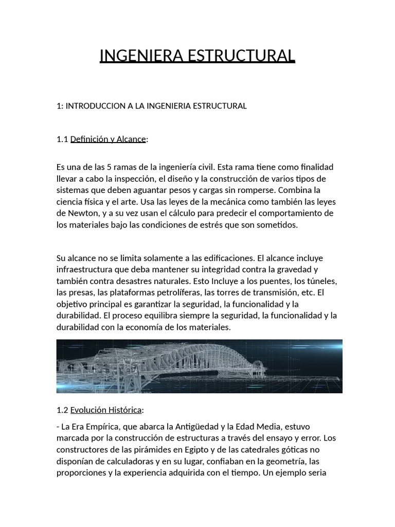 INGENIERA ESTRUCTURAL | PDF | Ingeniería estructural | Ingeniería