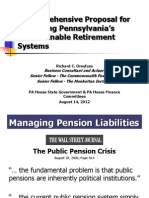 Pension Reform Presentation to PA House