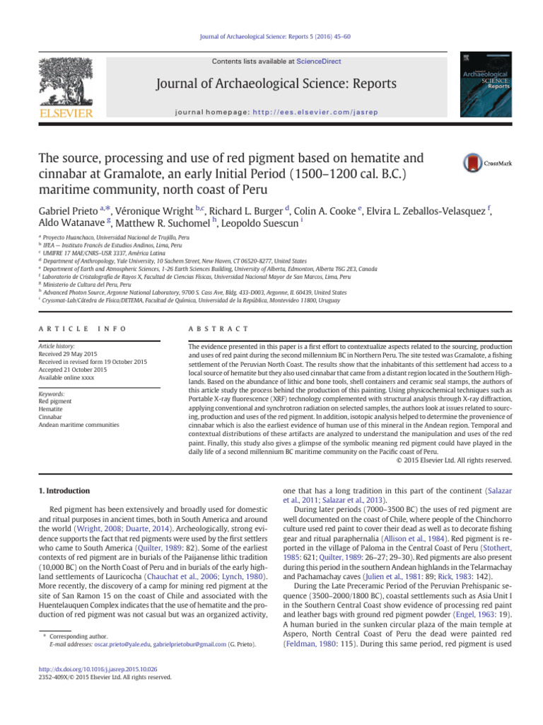 Prieto Et Al 2016 the Source Processing | PDF | Mercury (Element)
