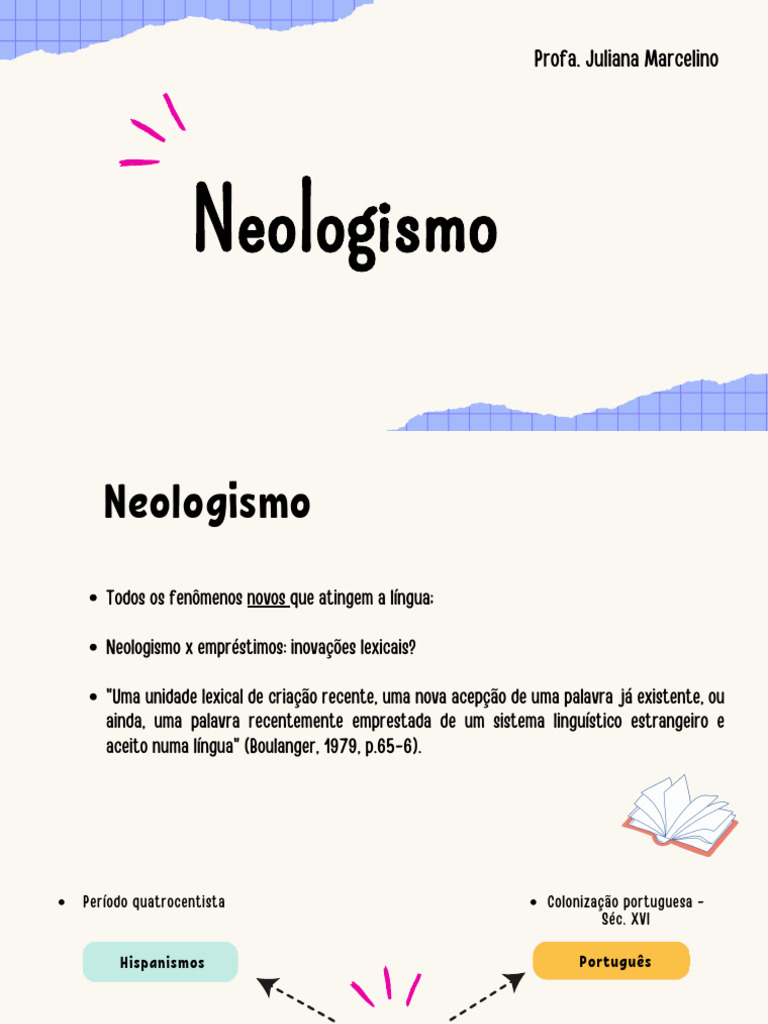 Neologismo | PDF | Linguística | Palavra