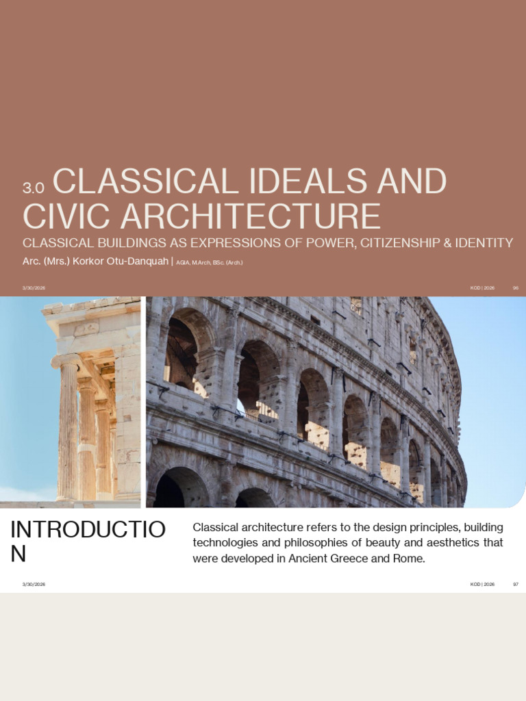 3.0 ARSD 103 2026_HoA_slidess_UESD_kod_ | PDF | Column | Classical ...