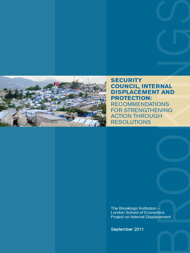 Security Council IDP Protection | PDF | Internally Displaced Person ...