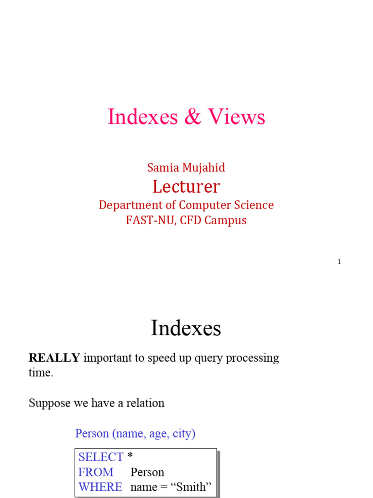 Lecture-9 | PDF | Data Management | Computer Data