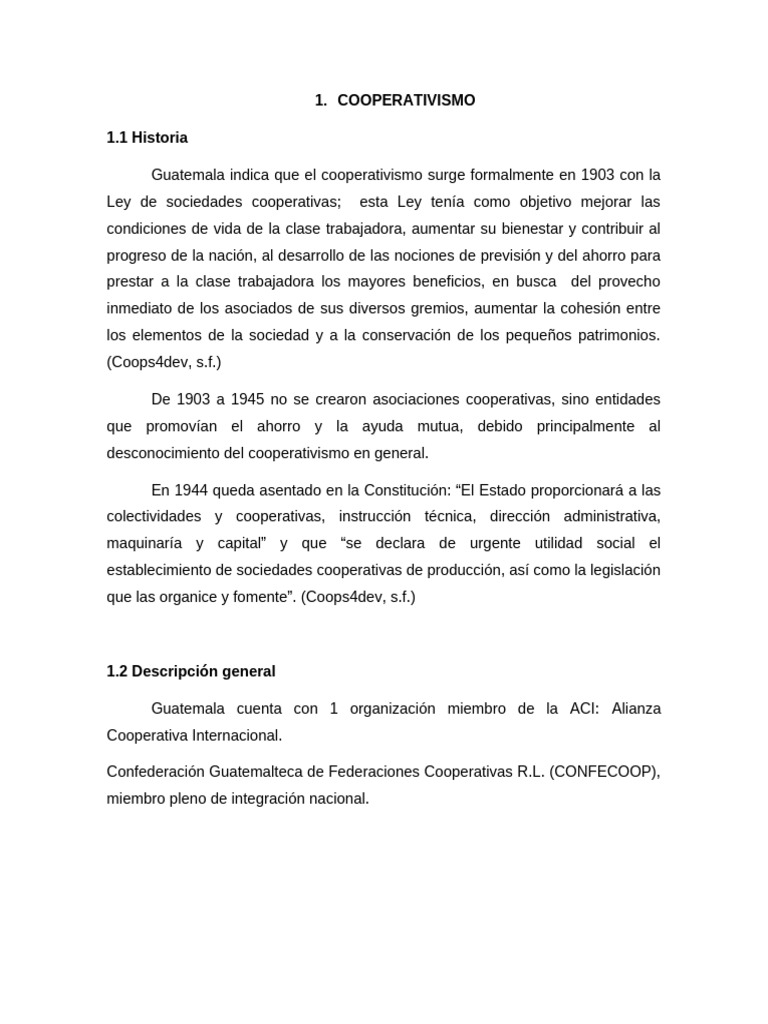 COOPERATIVISMO | PDF | Cooperativa | Economias