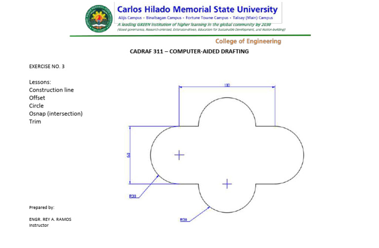 CADRAF 311 Exercise No. 3 2024-25 | PDF