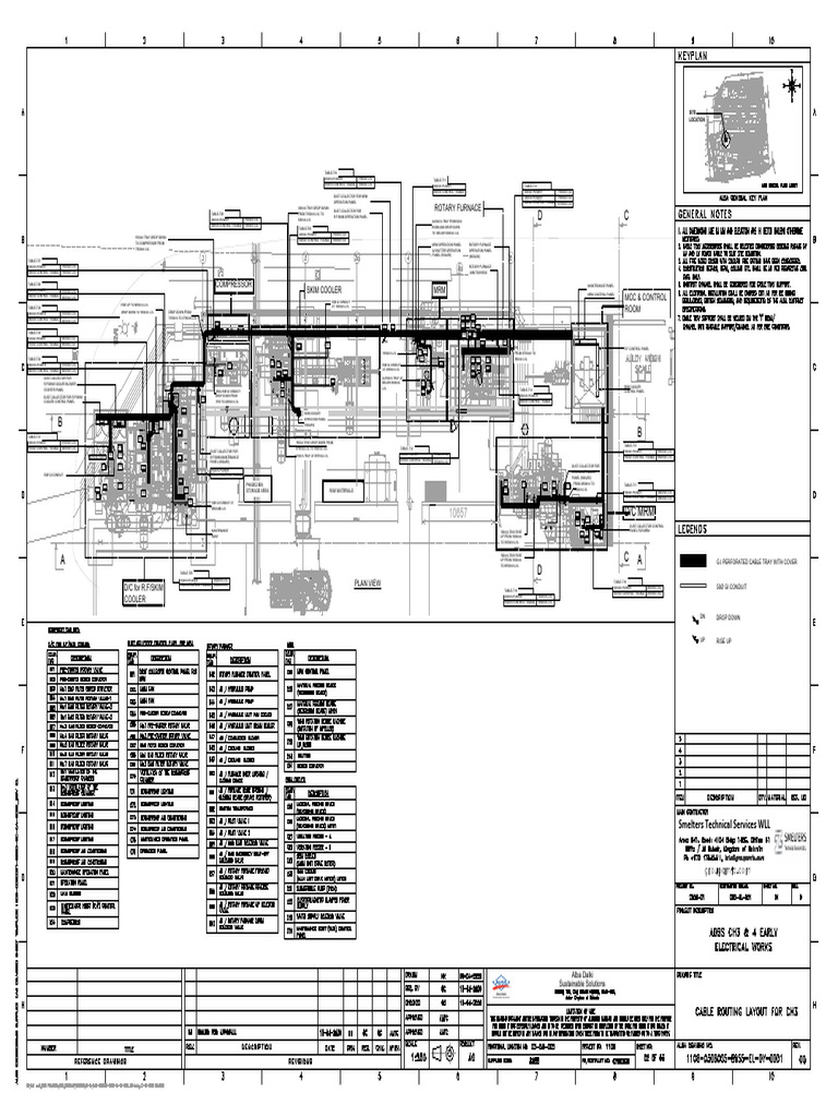 1108-0308005-8955-EL-DY-0001_CABLE TRAY LAYOUT | PDF