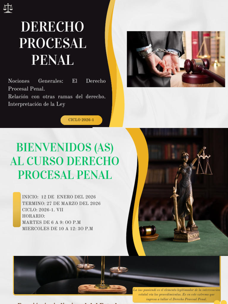 d. Procesal Penal Ppts01 | PDF | Ley procesal | Derecho penal
