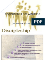 Disciplined Life of A Disciple