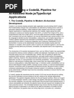 CodeQL Supported Languages 2025 | PDF | Software | Systems Architecture