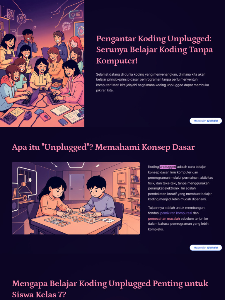 Pengantar-Koding-Unplugged-Serunya-Belajar-Koding-Tanpa-Komputer | PDF