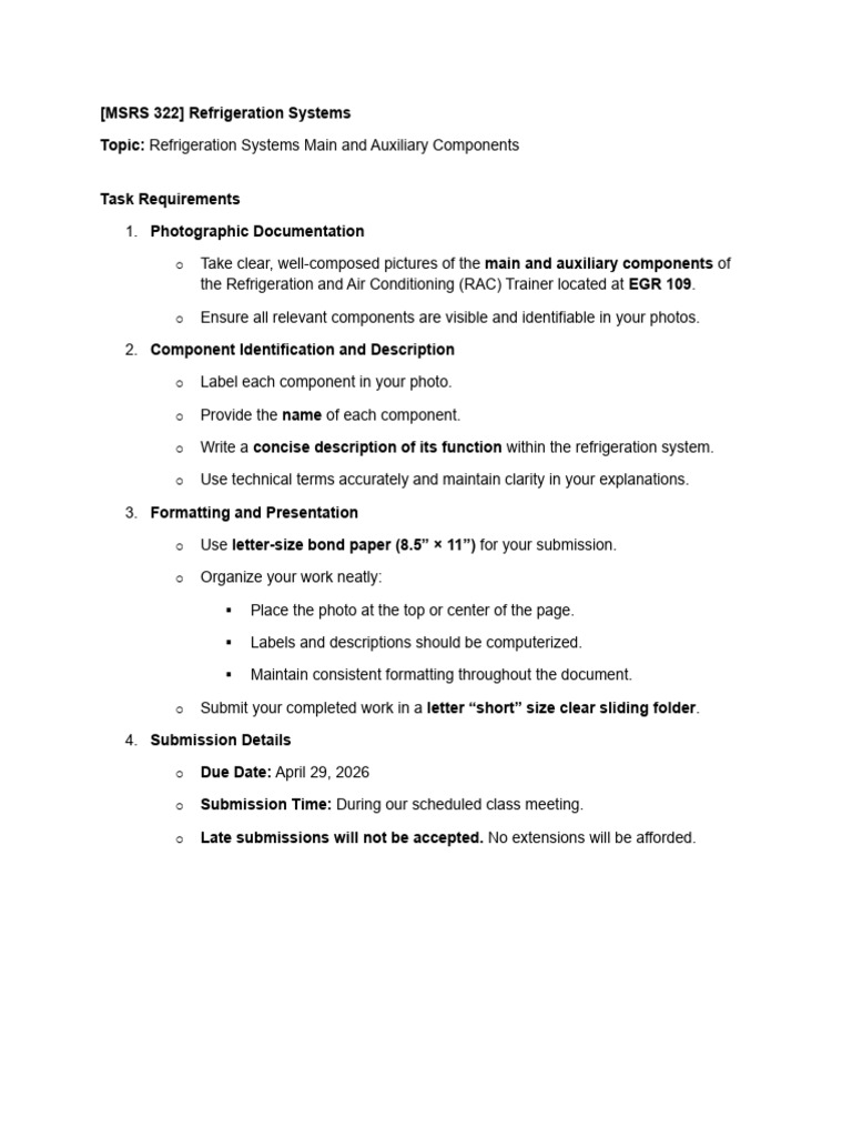 MSRS 322 Pre Final Assignment Instructions | PDF | Accuracy And ...