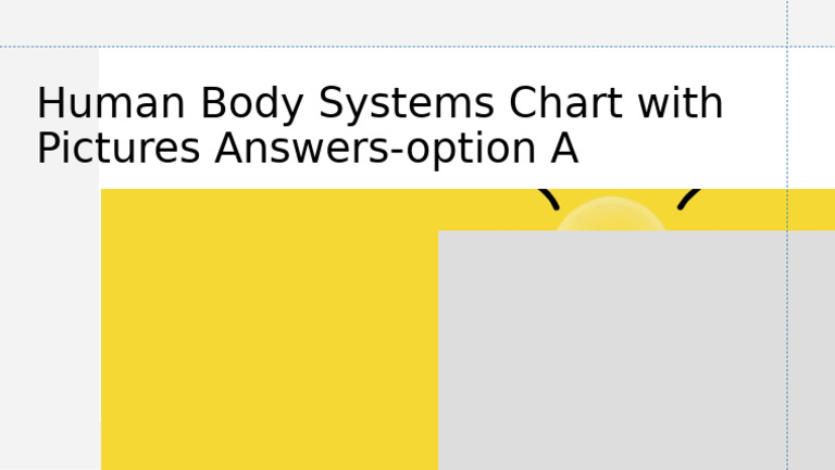 Human Body Systems Chart With Pictures Answers-option a 1 | PDF