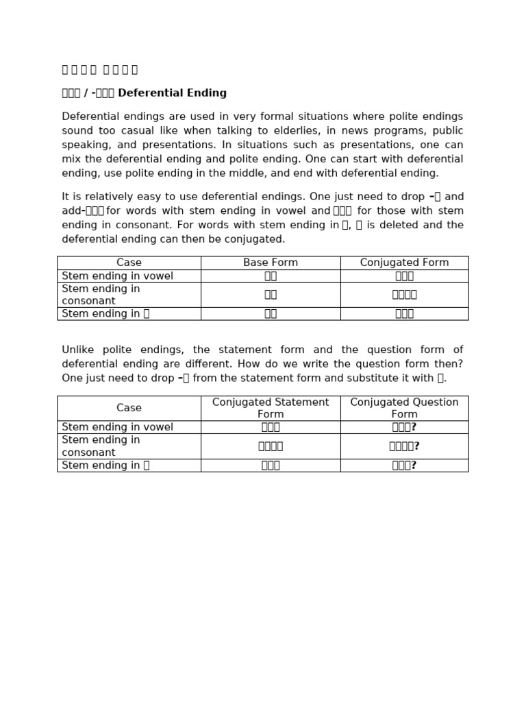 Deferential Ending Anchores | PDF
