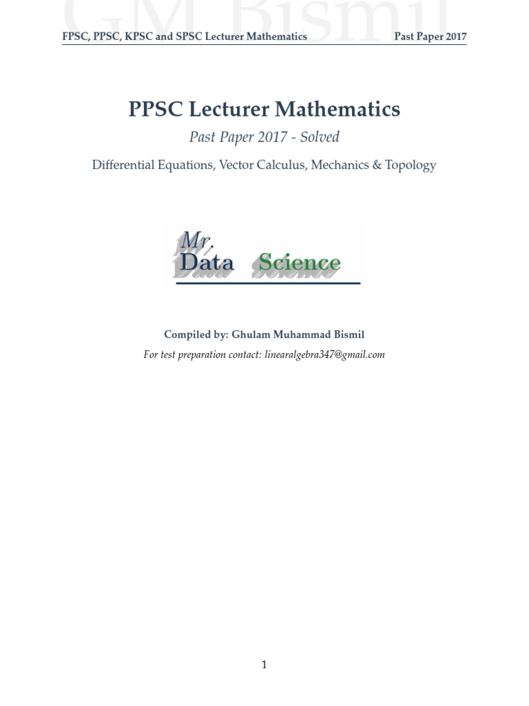 FPSC Past Papers | PDF | Group (Mathematics) | Empty Set