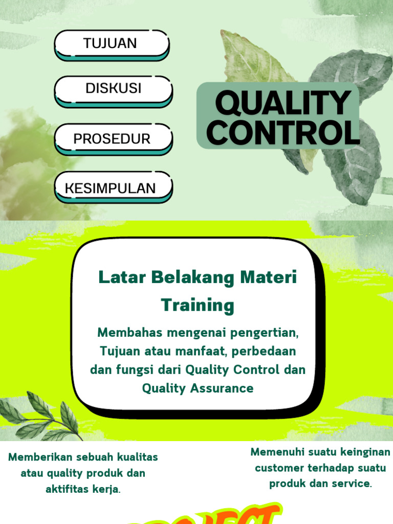 Quality Control | PDF