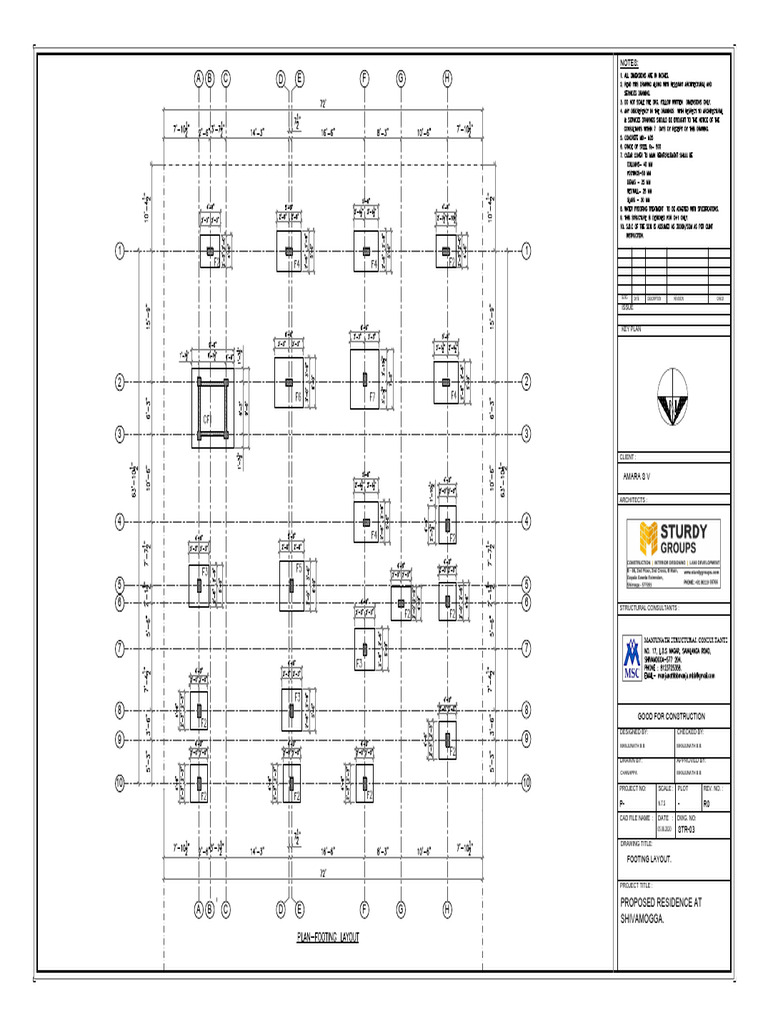 13 -Footing Layout | PDF