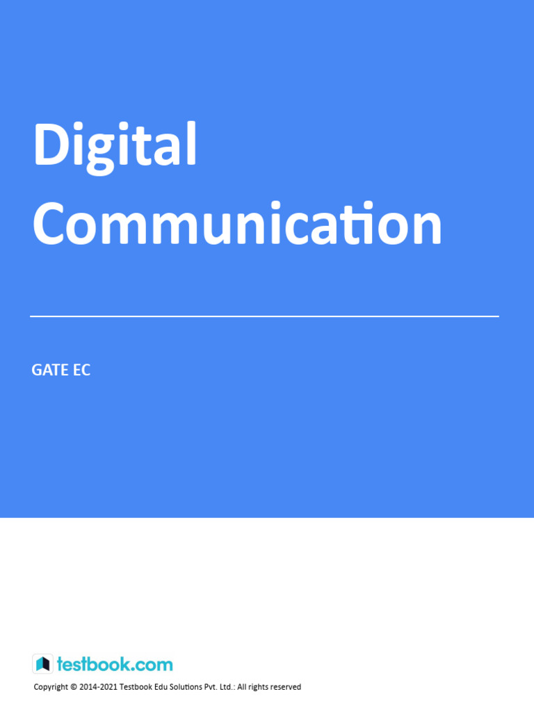 DigitalCommunication Study_notes | PDF
