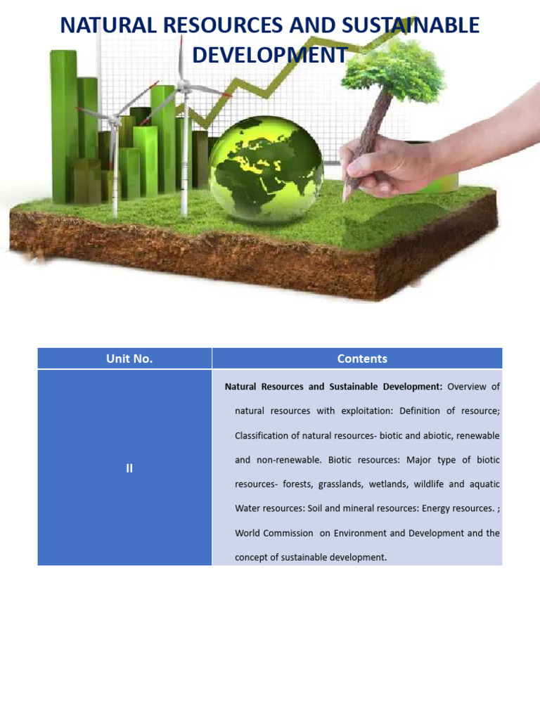 Environment Unit 2 | PDF