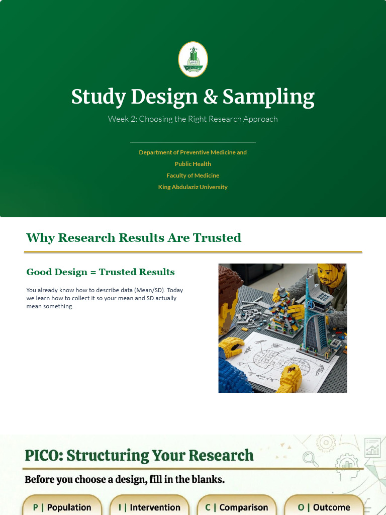 MSTA112 Week2 Study Design Sampling | PDF | Sampling (Statistics ...