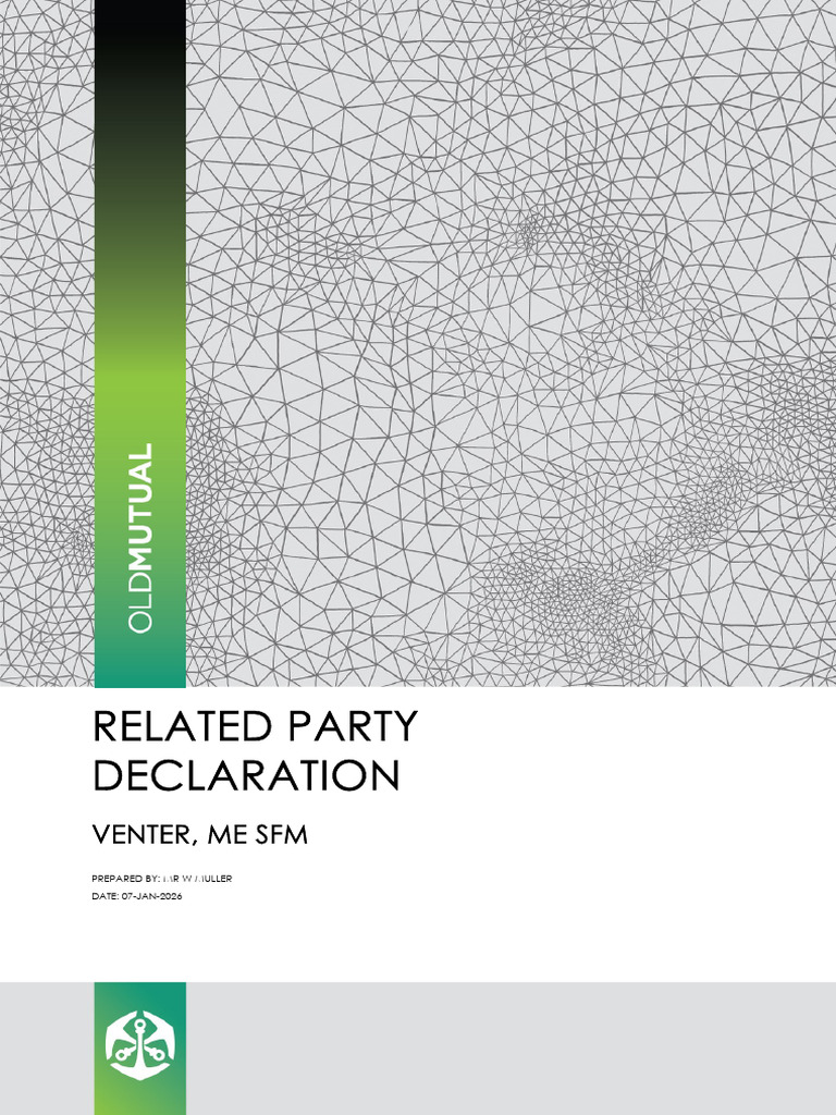 SFM Venter RelatedPartyDeclaration (3) | PDF