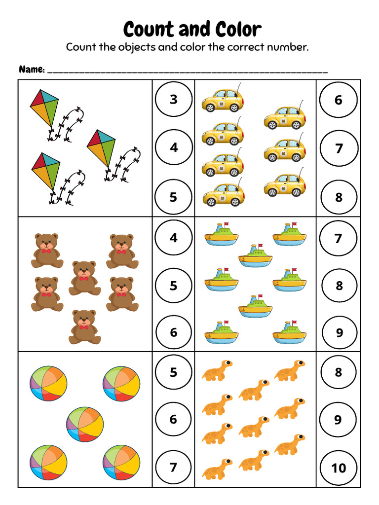 Count and Color | PDF