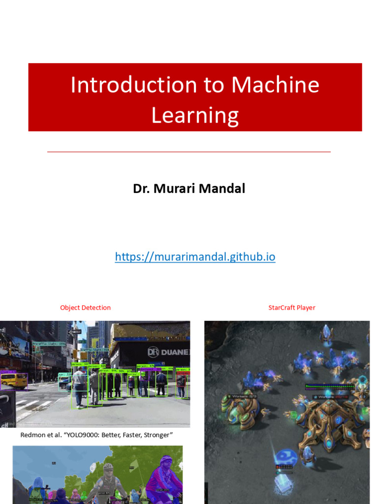01_Lecture_Introduction to Machine Learning | PDF | Errors And ...