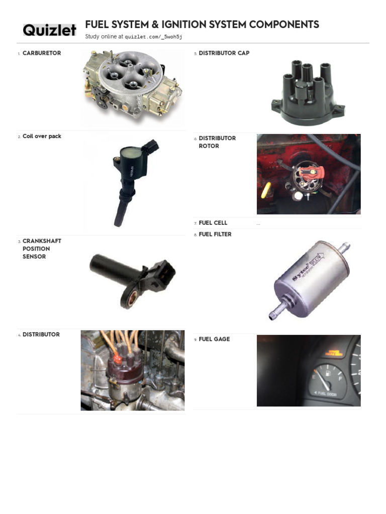 Fuel System and Ignition System | PDF