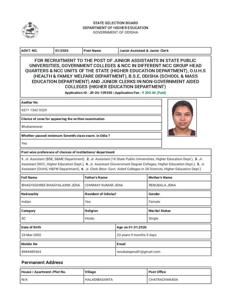 Application JR 26 109355 | PDF | Justice | Crime & Violence