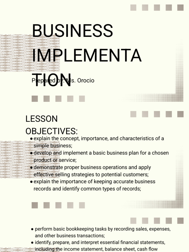 Entrep Lesson 123 | PDF | Business | Bookkeeping